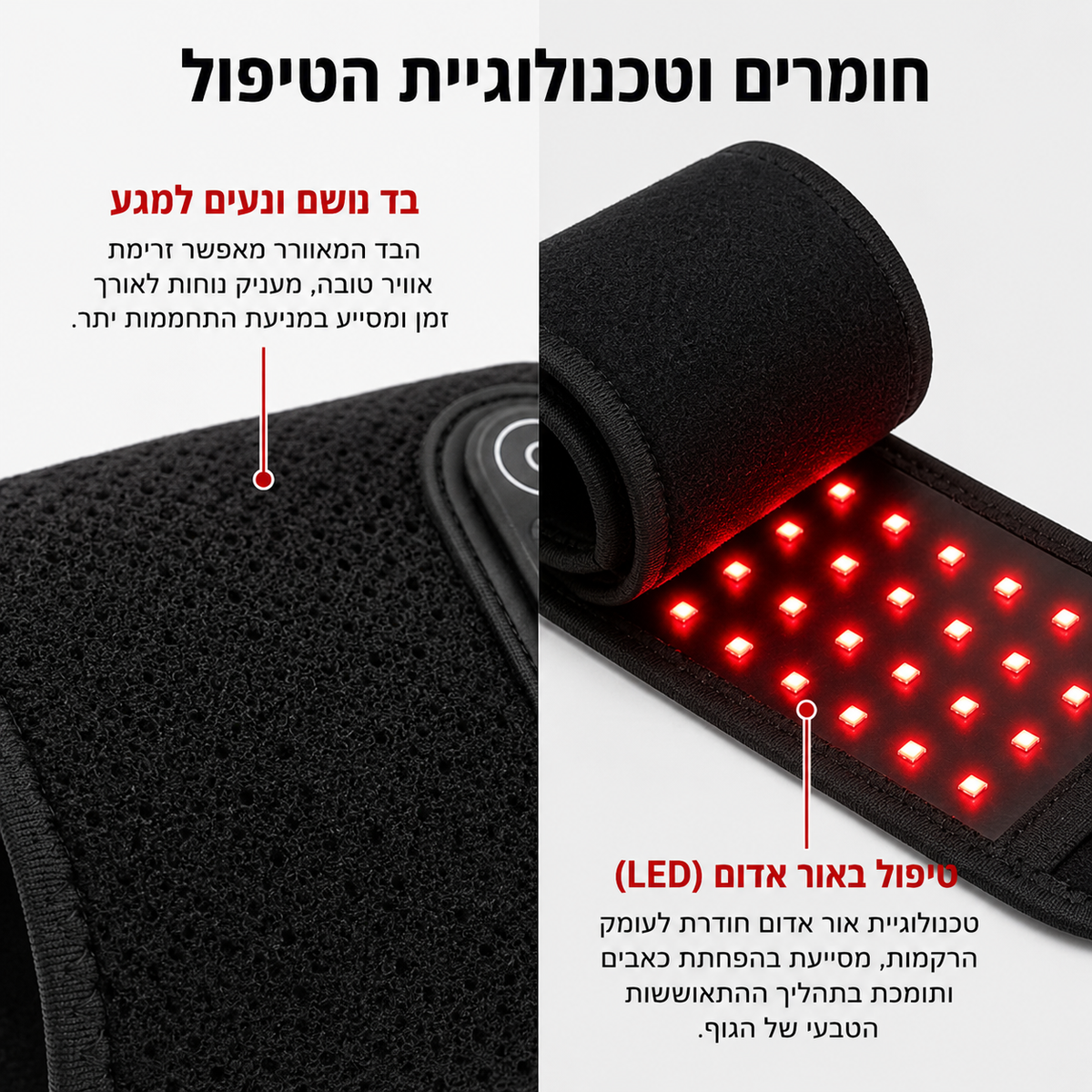ThermaWrap™- הקלה וחימום לפרק כף היד